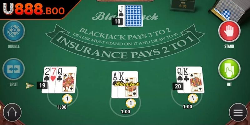 Blackjack U888 – Game Bài Đẳng Cấp Tại Sòng Bài Hàng Đầu 2 Các thuật ngữ trong blackjack