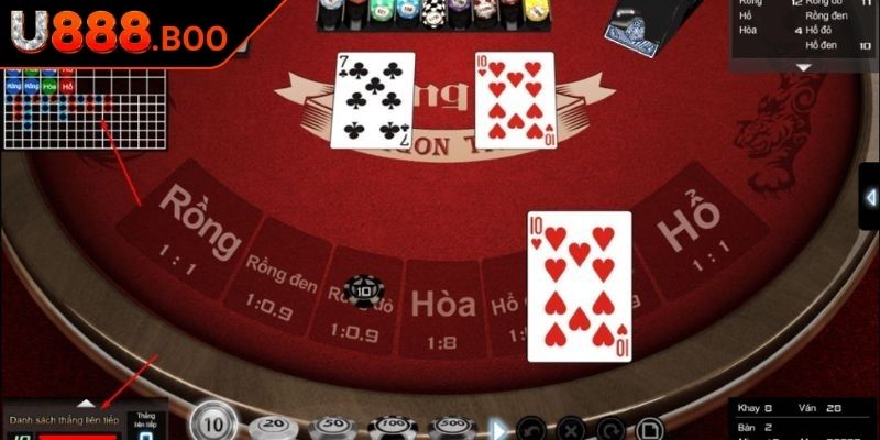 Cách tham gia Long Hổ tại U888