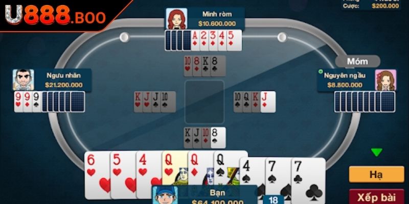 Các thuật ngữ cơ bản trong game Phỏm tại U888